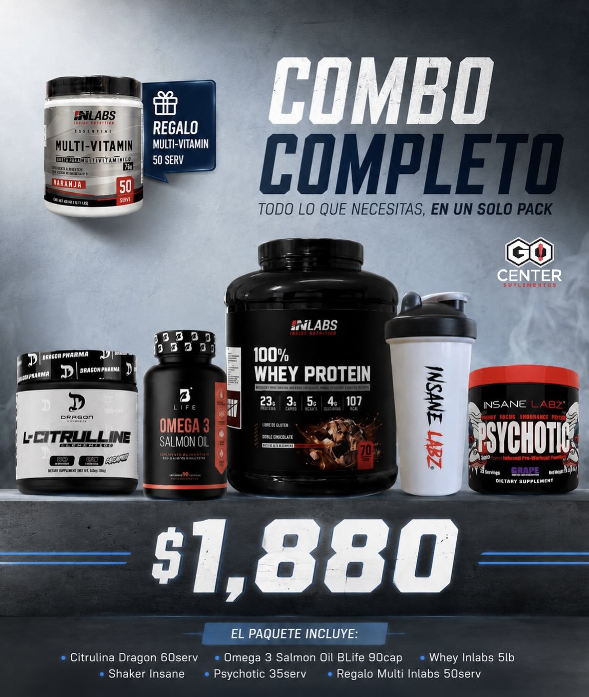 Combo Completo Azul