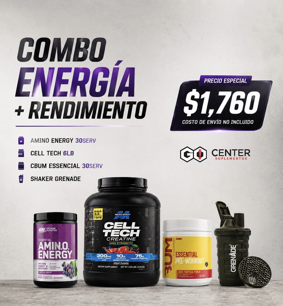 Combo Energia + Rendimiento