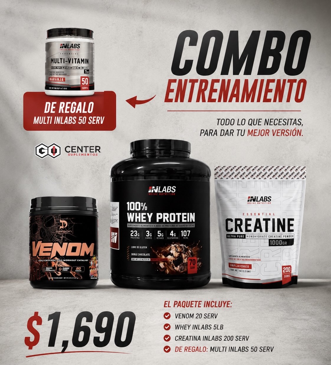 Combo Entrenamiento Venom