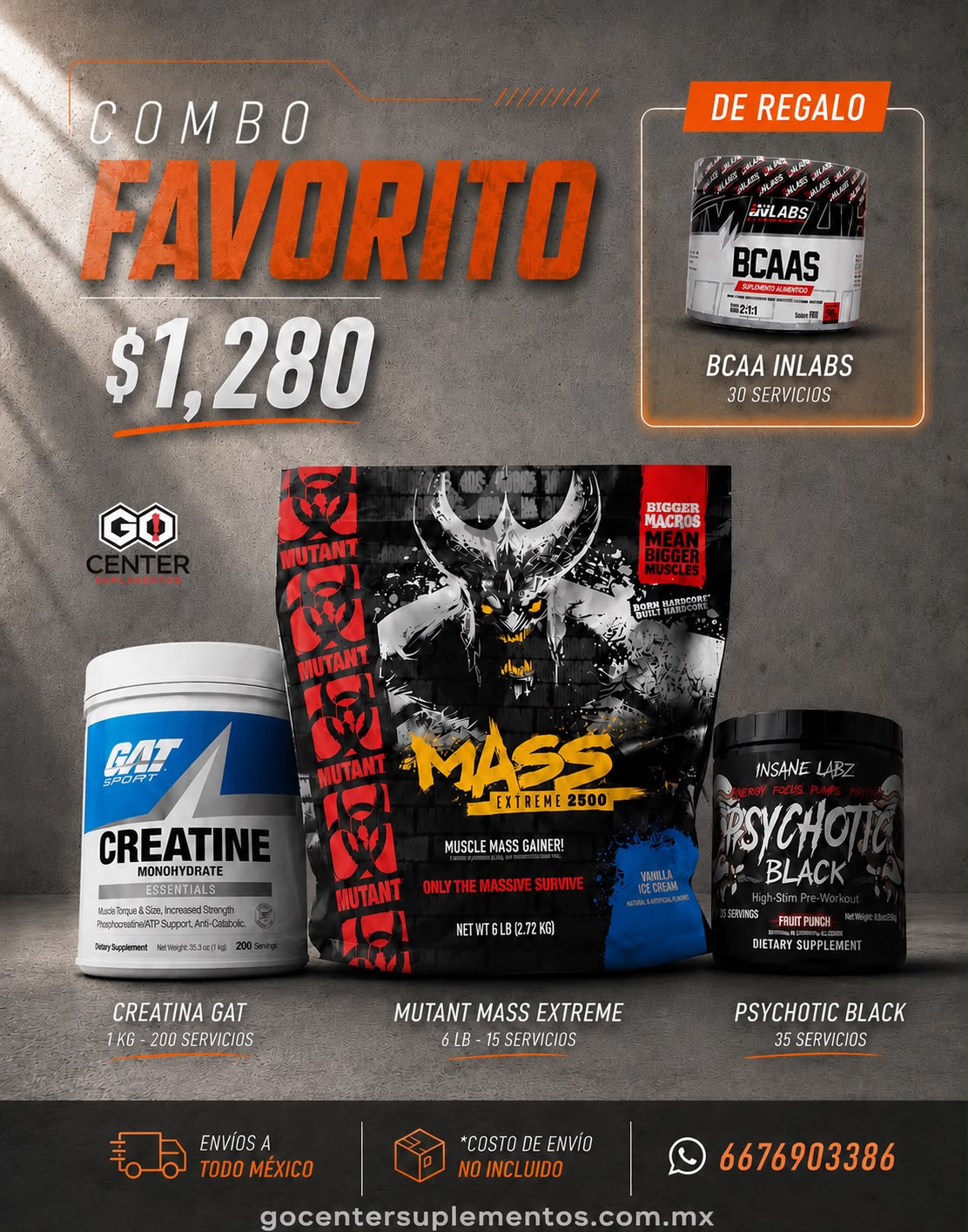 Combo Favorito Mutant Mass