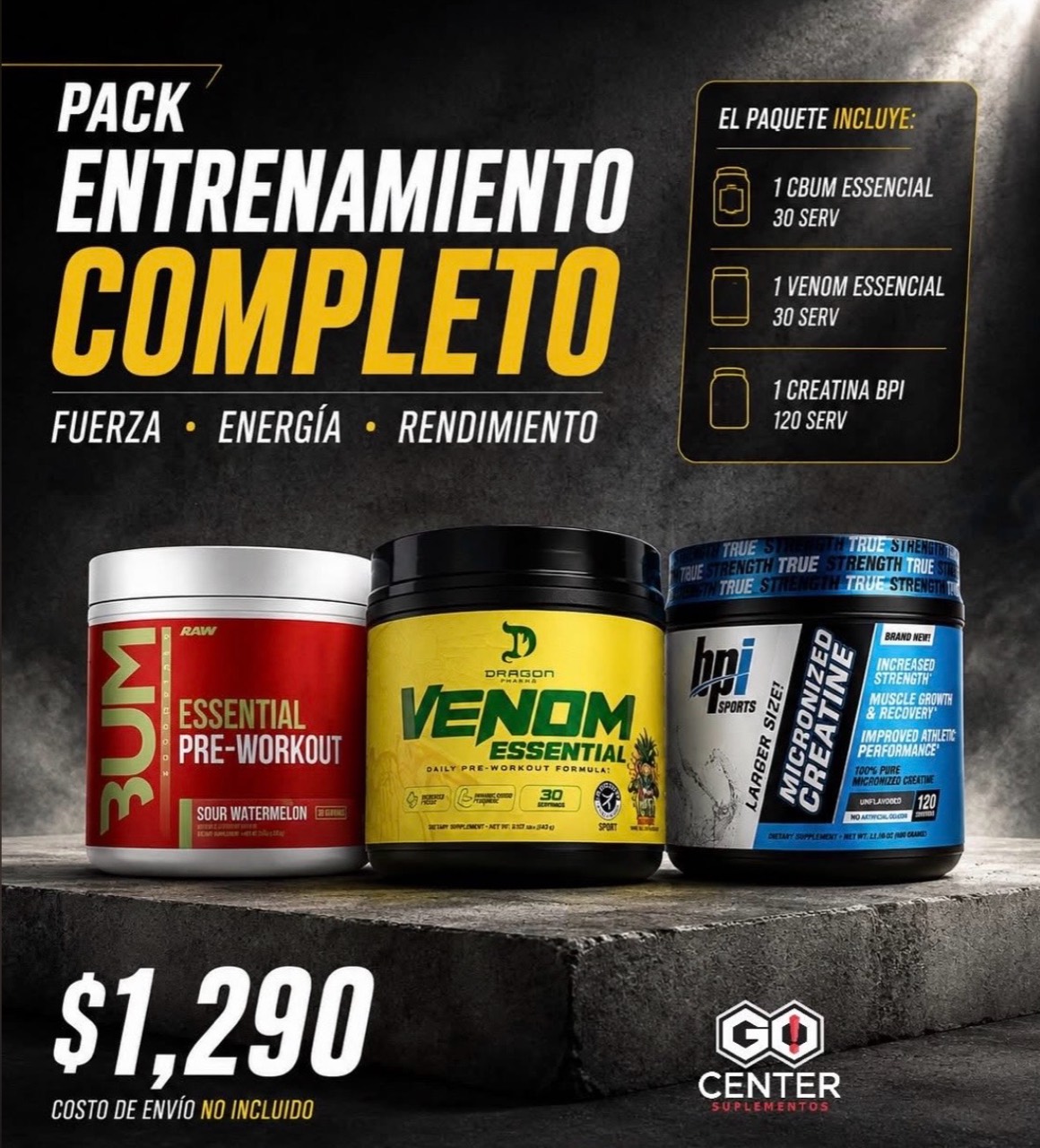 Pack Entrenamiento Completo Amarillo