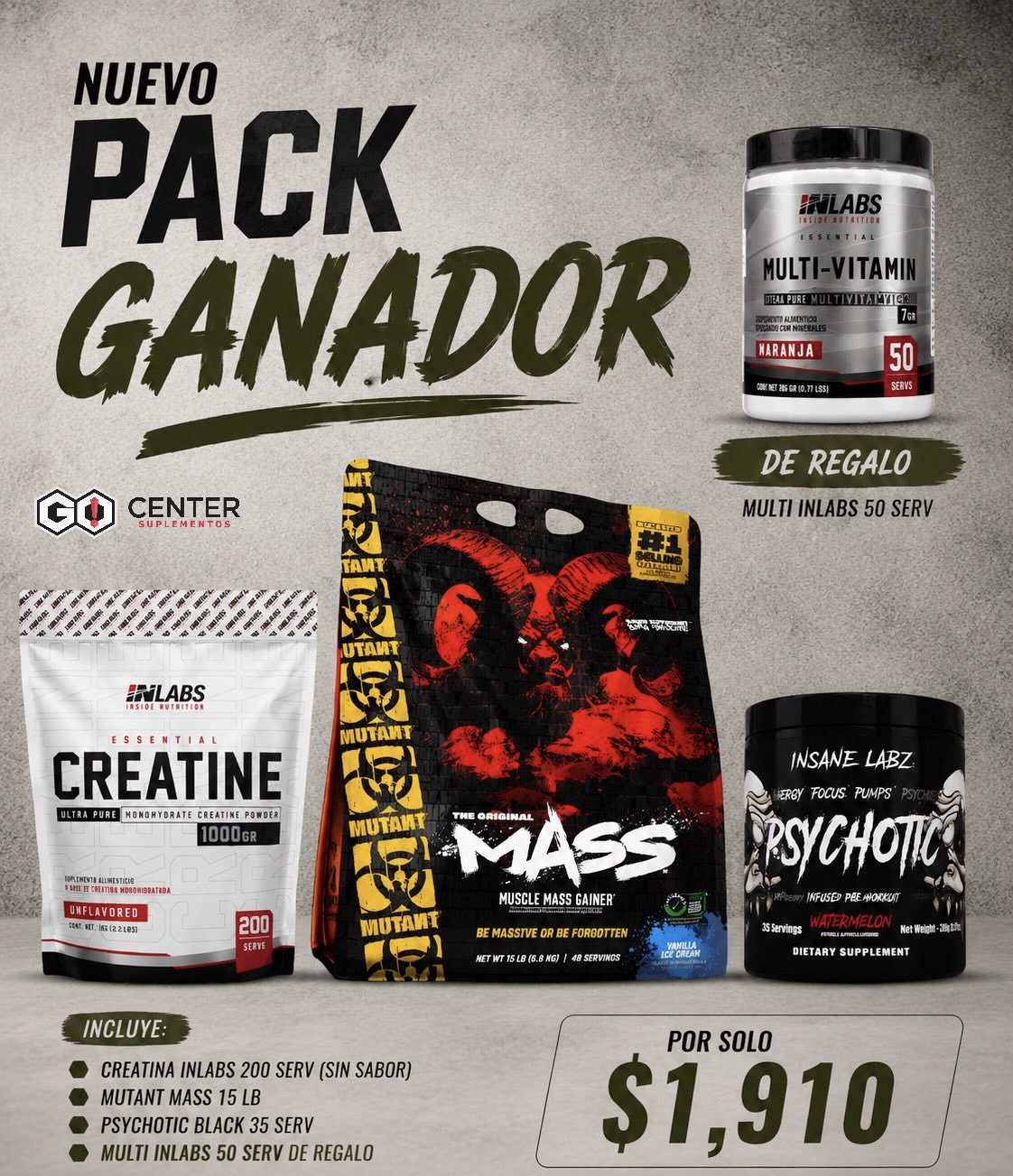 Pack Ganador