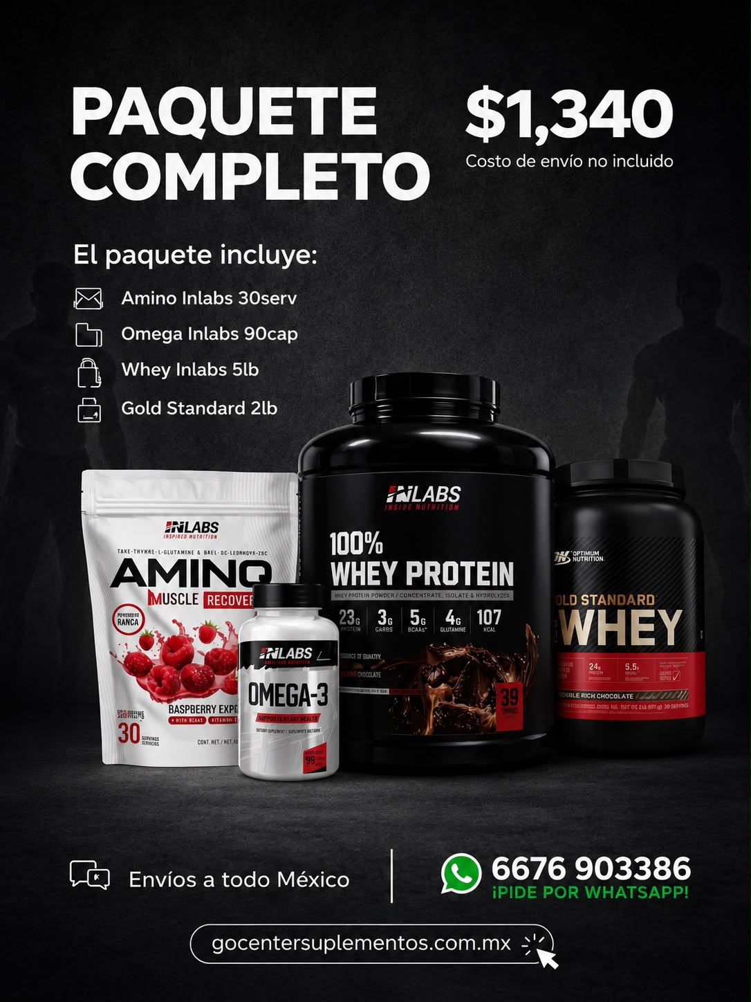 Paquete Completo Amino y Whey