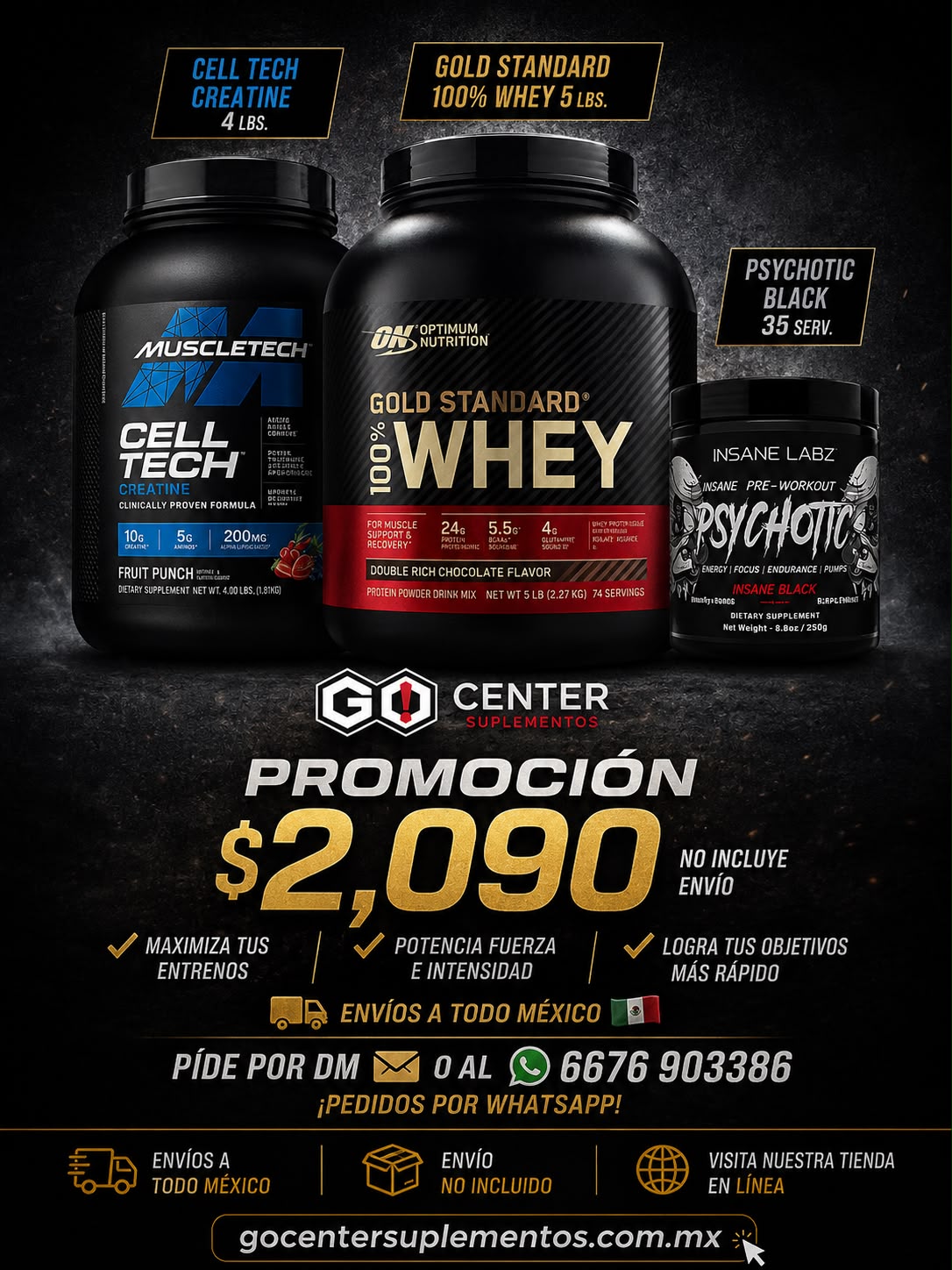 Promocion Gold Standard, Nitro y Psychotic