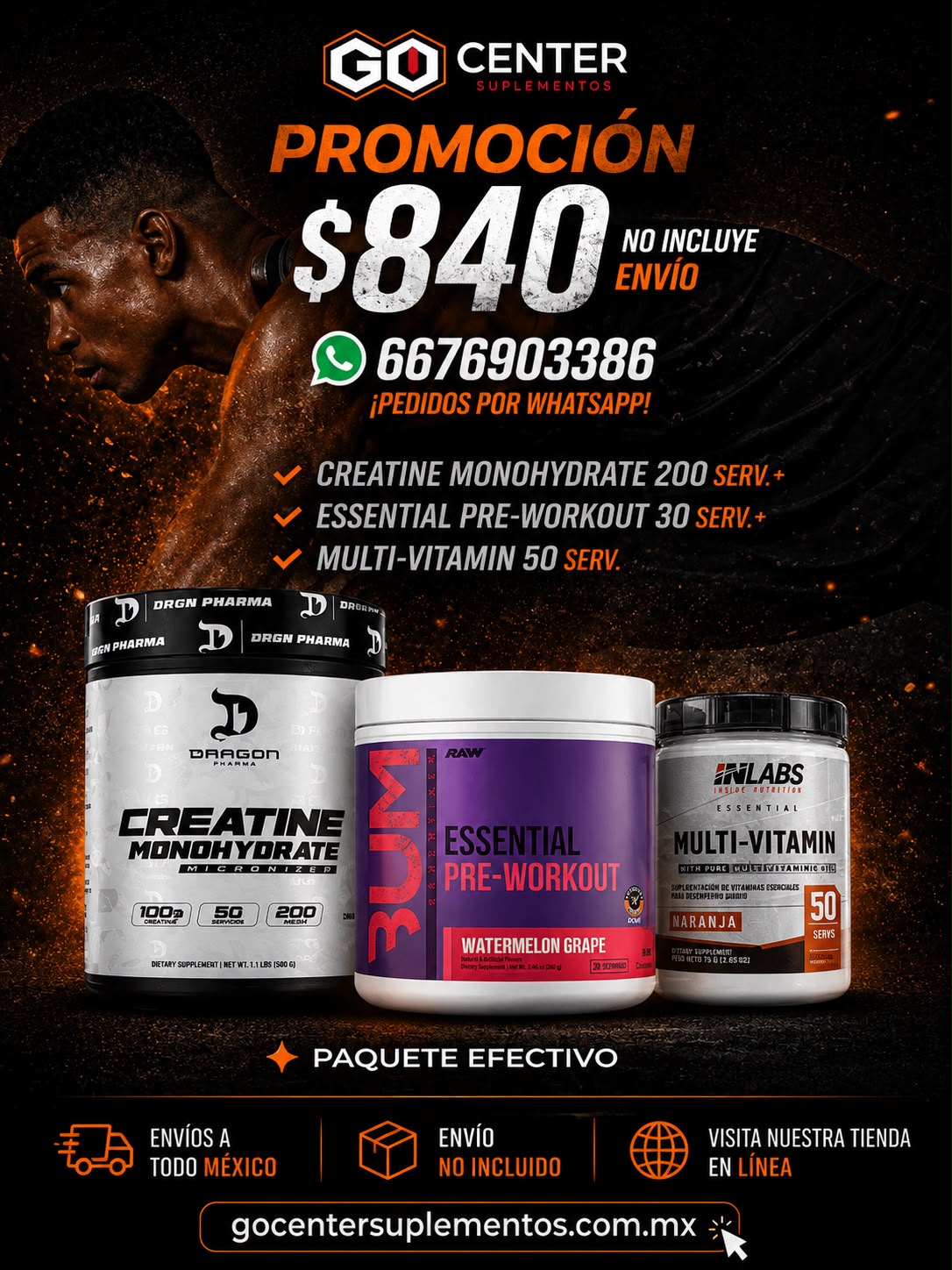 Promocion Paquete Efectivo