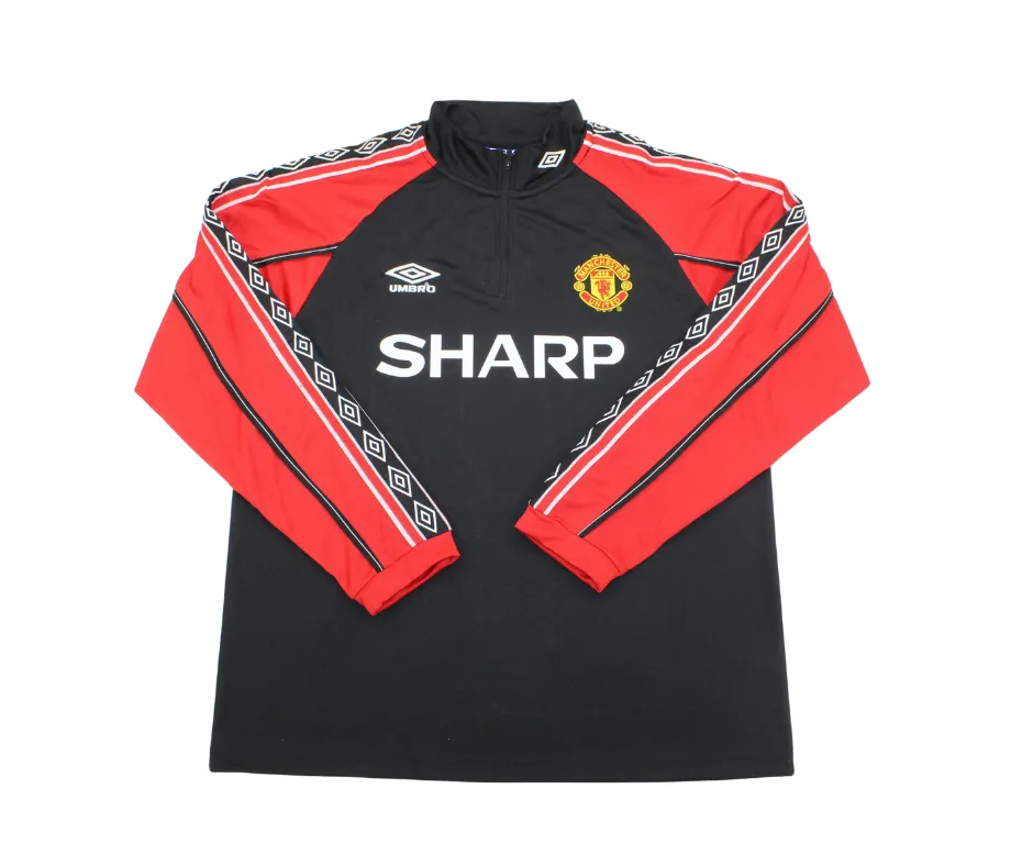 Manchester United Chamarra Negro - 98/99