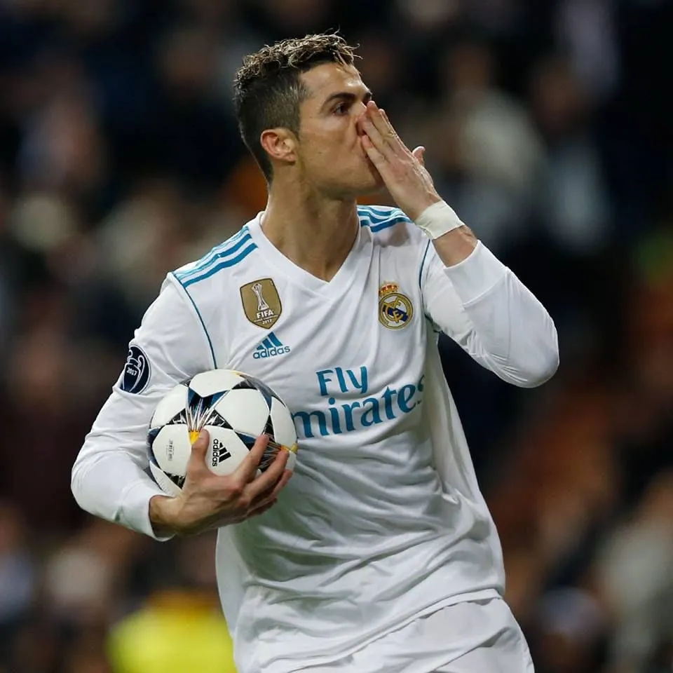 Real Madrid 17/18 Local Ronaldo - Manga Larga