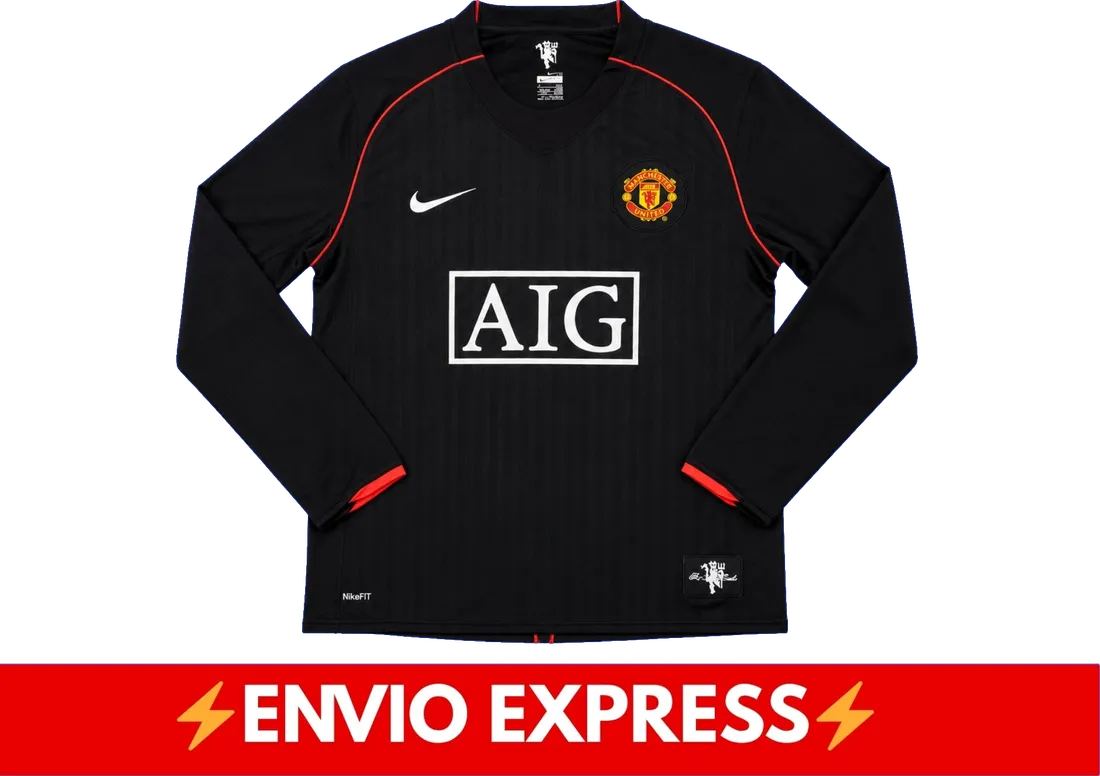 Manchester United Ronaldo 2008 Visita - Manga Larga