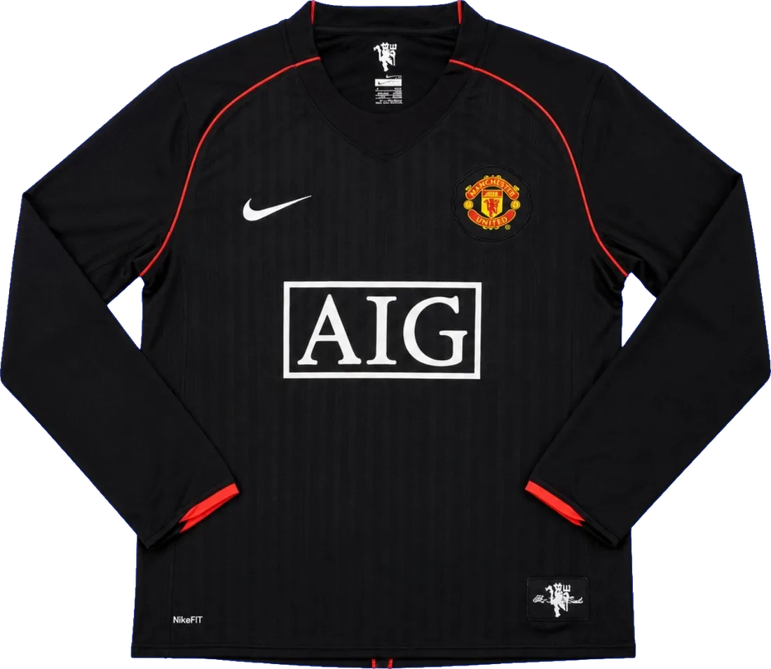 Manchester United Ronaldo 2008 Visita - Manga Larga